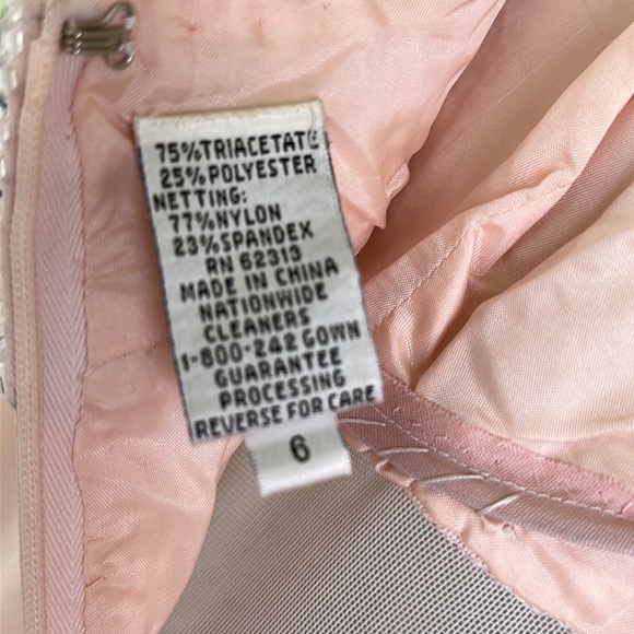 Vintage pink dress - Picture 6 of 8